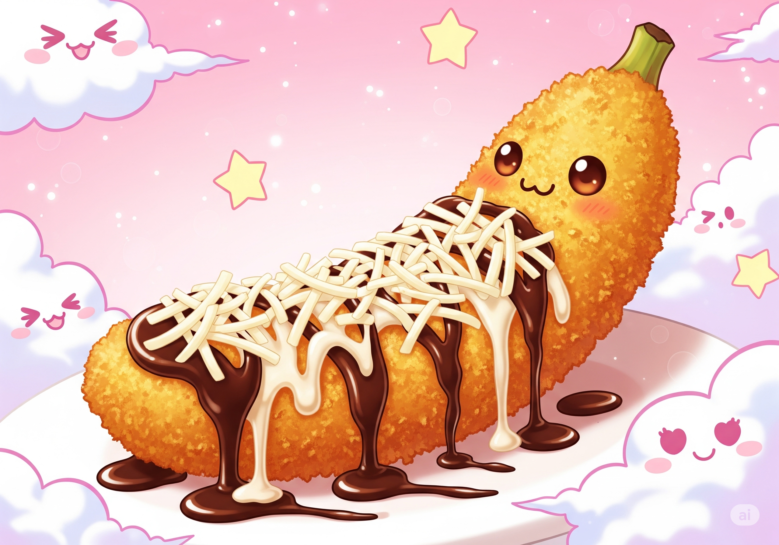 Pisang Crispi Coklat/Keju